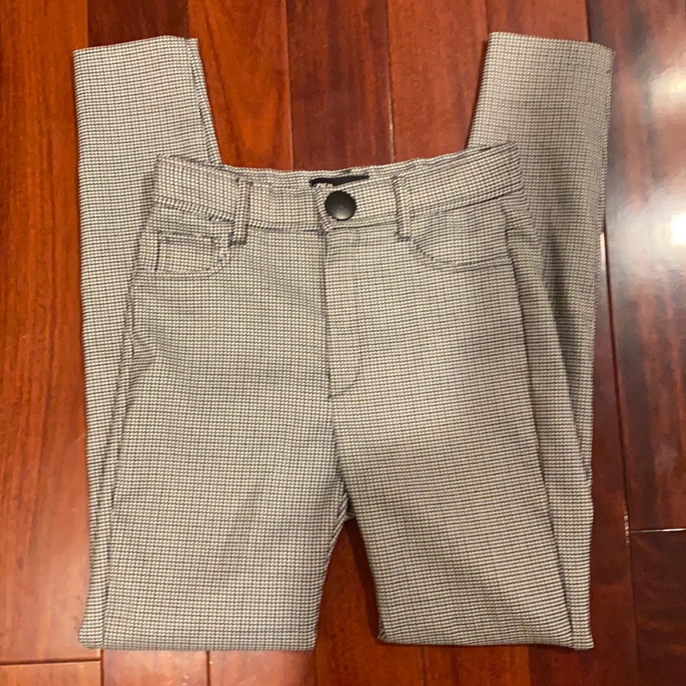 Zara High Rise Houndstooth Pants